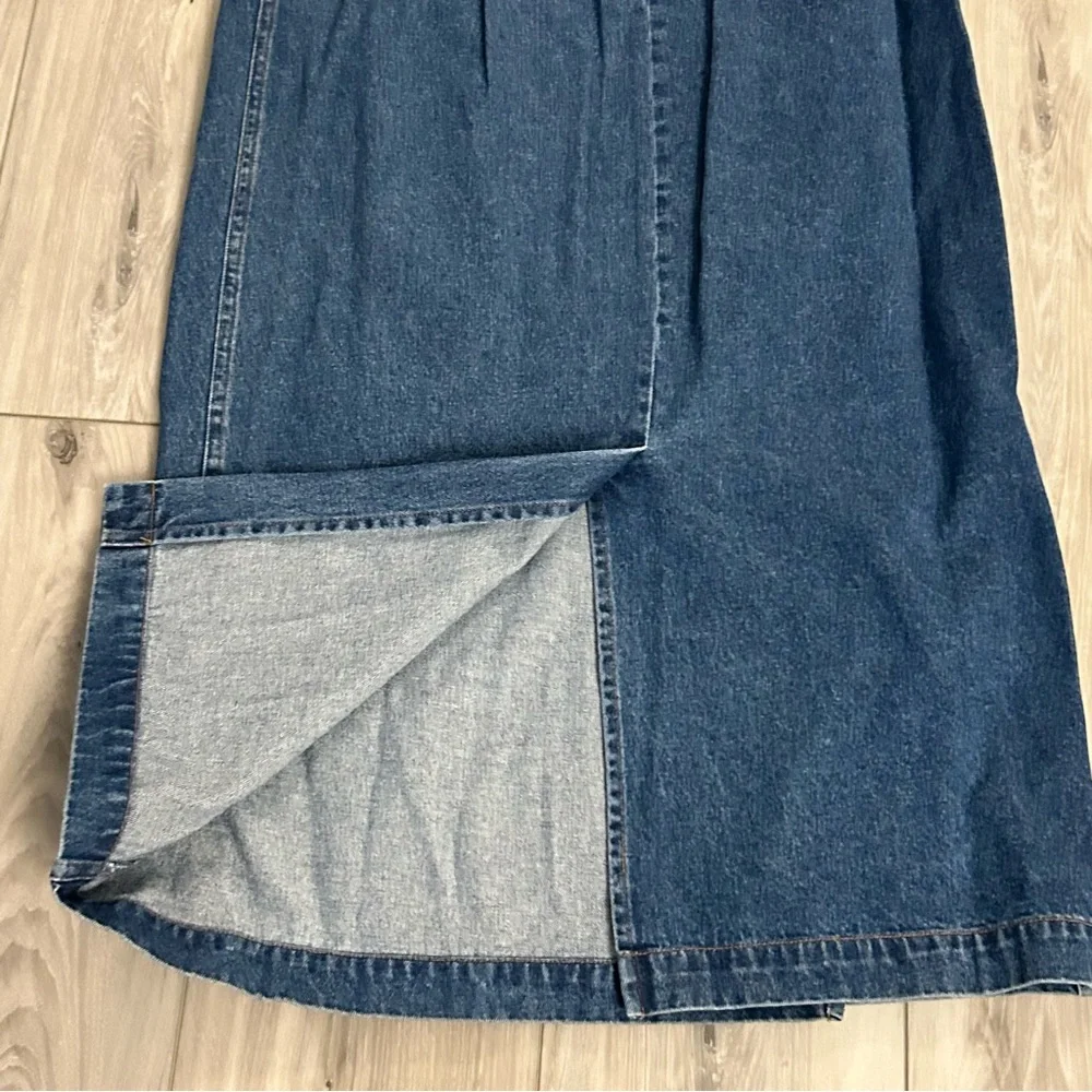 NWT Vintage Stonebridge Denim Jacket Wrap Skirt Set NOS Size 8 Petite READ - Picture 8 of 15